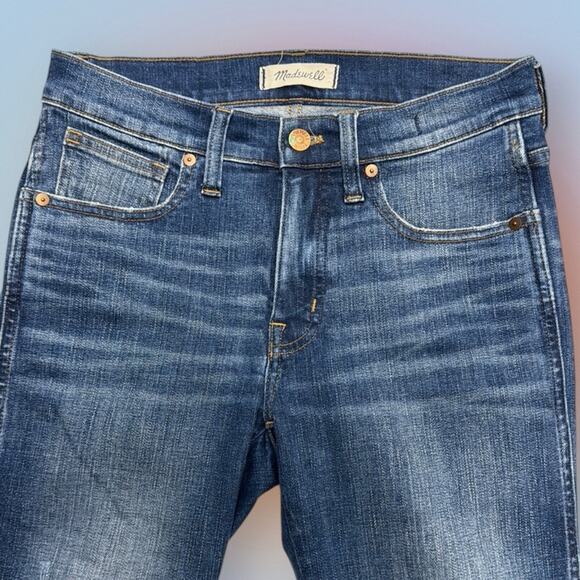 MADEWELL Women’s 27P HIGH RISE SKINNY Blue Jeans - Picture 1 of 4